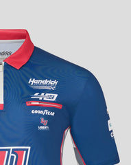 NASCAR Hendrick Motorsport William Byron #24 Liberty University Polo Shirt - Blue