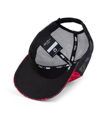 Alfa Romeo Racing F1 Limited Edition Black Mesh Hat- Designed by Swiss Graffiti Artist Boogie