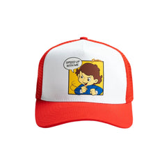 Ayrton Senna F1 Senninha Trucker Hat - Red