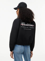 Cadillac F1 Racing Women's Logo Coach Jacket - Black