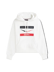 Cadillac F1 Racing Women's Chevron Hoodie - White