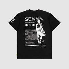 Ayrton Senna F1 World Champion T-Shirt - Black