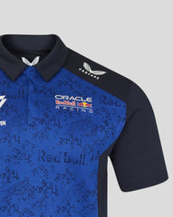 Red Bull Racing F1 Men's 2026 Max Verstappen Team Polo Shirt- Blue