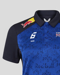 Red Bull Racing F1 Women's 2026 Isack Hadjar Team Polo Shirt- Blue
