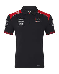 Haas Racing F1 2026 Men's Team Polo Shirt - Black