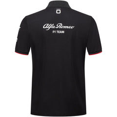 Alfa Romeo Racing F1 Kids Team Polo Shirt- Black