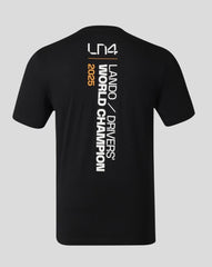 McLaren F1 Lando Norris Championship Winner T-Shirt - Black