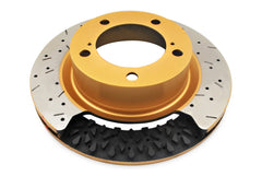 DBA 08+ EVO X Rear Drilled & Slotted 4000 Series Rotor