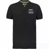 Aston Martin Cognizant F1 Lifestyle Polo Shirt - Black/Green/White