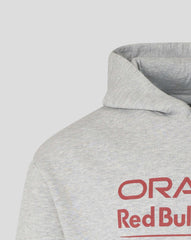 Red Bull Racing F1 Large Front Logo Hoodie - Night Sky/Blue/Grey Marl