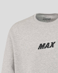 Red Bull Racing F1 Max Verstappen Small Logo Sweatshirt - Grey