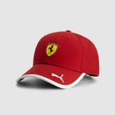 Scuderia Ferrari F1 Kids Puma Classic Hat - Youth Dark Cherry/Puma Black