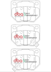 DBA 06-07 Subaru WRX SP500 Rear Brake Pads