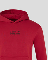 Red Bull Racing F1 Graphic Bull Hoodie - Grey Marl/Chilli Pepper