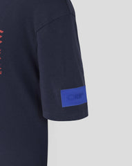 Red Bull Racing F1 Kids Relaxed Fit Large Front Logo T-shirt - Youth Navy