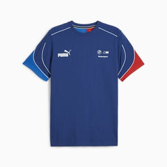 BMW M Motorsports Puma Men's MT7+ T-Shirt- Black/Blue