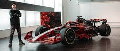 Alfa Romeo Racing F1 Limited Edition Black T-Shirt - Designed by Swiss Graffiti Artist Boogie