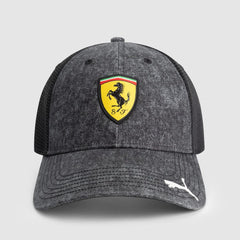 Scuderia Ferrari F1 Puma Race Trucker Hat - Black/Gray