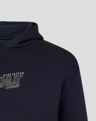 Red Bull Racing F1 Max Verstappen Pixel Graphic Pullover Hoodie - Navy