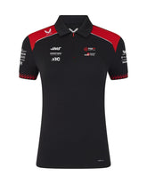 Haas Racing F1 2026 Women's Team Polo Shirt - Black