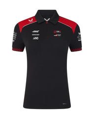 Haas Racing F1 2026 Women's Team Polo Shirt - Black