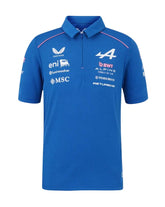 Alpine Racing F1 2026 Kids Team Polo Shirt - Youth Lapis Blue
