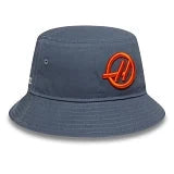 Haas Racing F1 New Era Seasonal Tapered Bucket Hat - Blue