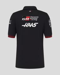 Haas Racing F1 2026 Kids Team Polo Shirt - Youth Black