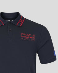 Red Bull Racing F1 Core Logo Polo - Night Sky/Chili Pepper