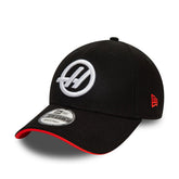 Haas Racing F1 New Era 9Forty Team Black Baseball Hat - Adult/Kids