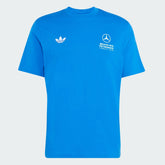 Mercedes - AMG Petronas F1 Men's Blue Wonder T-Shirt- Blue Bird/White