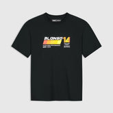 Aston Martin F1 Limited Edition Fernando Alonso Spain GP Graphic T-Shirt - True Black
