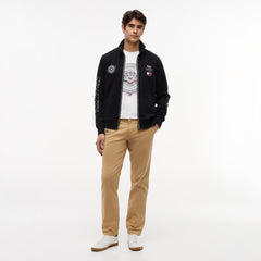 Cadillac F1 Racing Script Fill Zip Track Jacket - Black