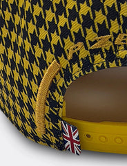 Pirelli Podium Special Edition Great Britain Silverstone GP 1st Place Hat - Houndstooth Yellow/Black