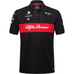 Alfa Romeo Racing F1 Men's Team Polo Shirt - Black