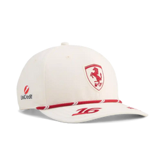 Scuderia Ferrari F1 2026 Charles Leclerc SE Monaco GP Hat - Frosted Ivory