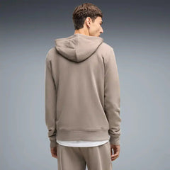 McLaren F1 Core Essentials Logo Hoodie - Puma Black/Papaya/Seafoam/Mouse Gray