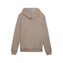 McLaren F1 Core Essentials Logo Hoodie - Puma Black/Papaya/Seafoam/Mouse Gray