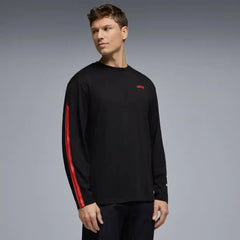 Formula 1 Tech Racing Line Long Sleeve T-Shirt - True Black