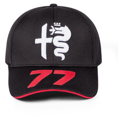 Alfa Romeo Racing F1 Valtteri Bottas #77 Team Hat - Black