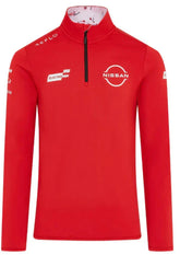 Nissan Formula E S12 x Reflo Men's Replica 1/4 Zip Midlayer - Red