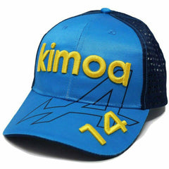 Alpine Racing F1 Kimoa Team Fernando Alonso Spain GP Hat - Blue