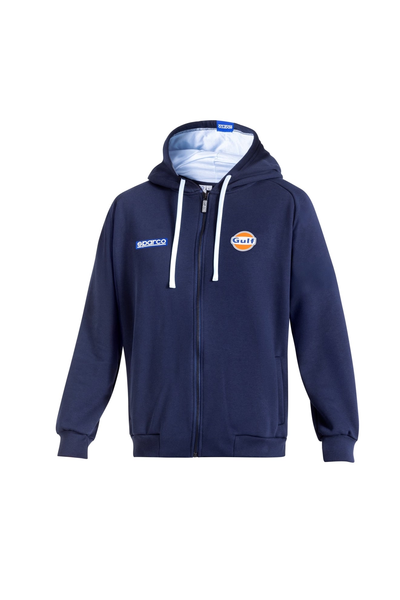 Sweat de travail Sparco Colorado Tech Hooded Full Zip 02414 - L - Bleu Sweat de travail Sparco Colorado Tech Hooded Full Zip 02414 - L - Bleu