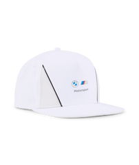 BMW "M" Motorsports Puma Flat Brim Hat - Black/White