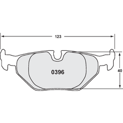 PFC Carbon Metallic Brake Pad 0396.xx.17.44