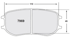 PFC Carbon Metallic Brake Pad 7969.11.20.44