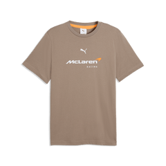 McLaren F1 Essentials Large Logo T-Shirt - Puma Black/Papaya/Mouse Gray