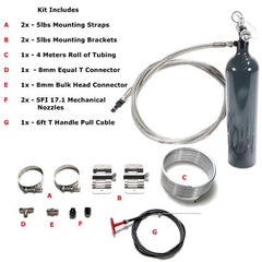 Lifeline Zero 360 SFI 17.1 5lb Mechanical + Single Automatic Nozzel Fire Suppression System