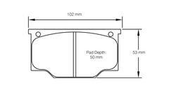 Pagid Race Pad Set 1192 H42 Historic Pads