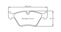 Pagid Race Pad Set 1295 RST1 BMW